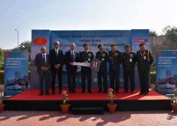 INDIAN ARMY ADVANCES TOWARDS ENVIRONMENTAL SUSTAINABILITY WITH ELECTRIC BUSES LAUNCH