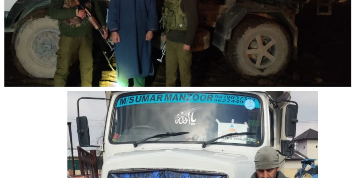 Illegal extraction & transportation of minerals Police seizes 2 vehicles, arrests 2 drivers in Baramulla