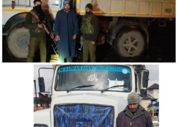 Illegal extraction & transportation of minerals Police seizes 2 vehicles, arrests 2 drivers in Baramulla
