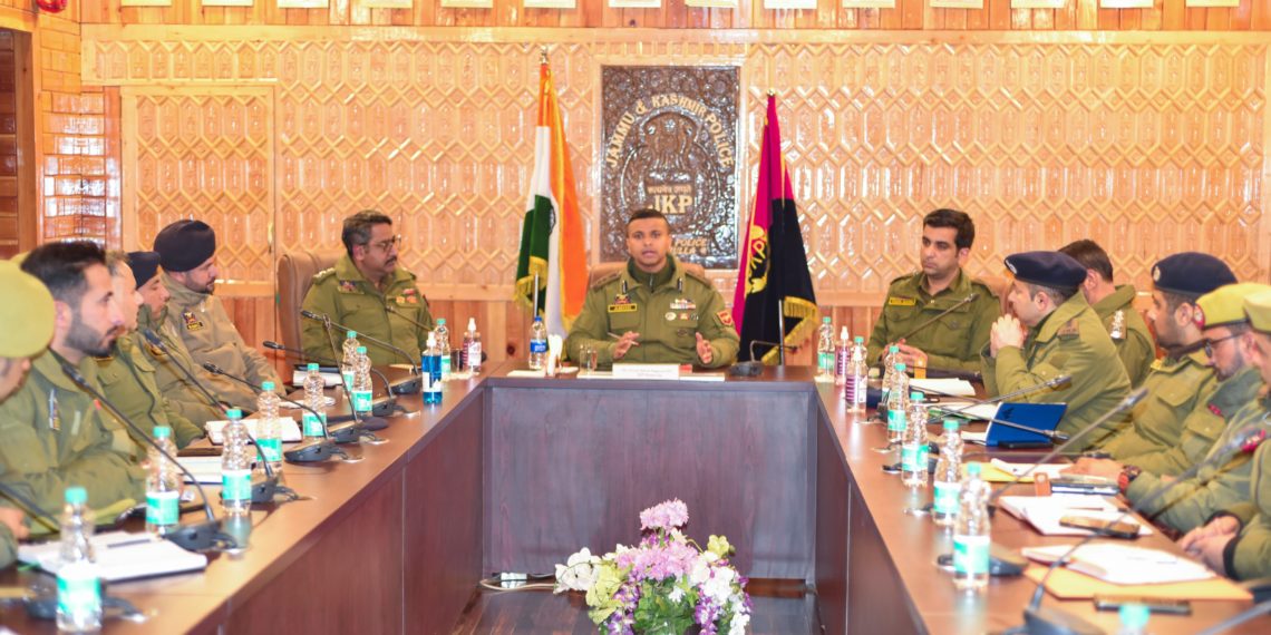 SSP Baramulla chairs ops and crime review meeting at DPL Baramulla