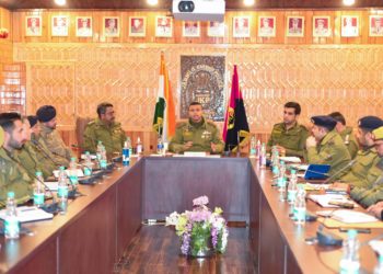 SSP Baramulla chairs ops and crime review meeting at DPL Baramulla