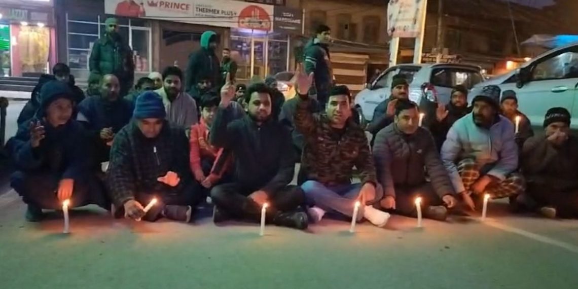 Kashmir Jurists Lead Peaceful Candle Protest Against Killing of Non-Local Civilians
