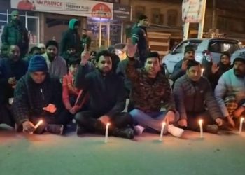 Kashmir Jurists Lead Peaceful Candle Protest Against Killing of Non-Local Civilians