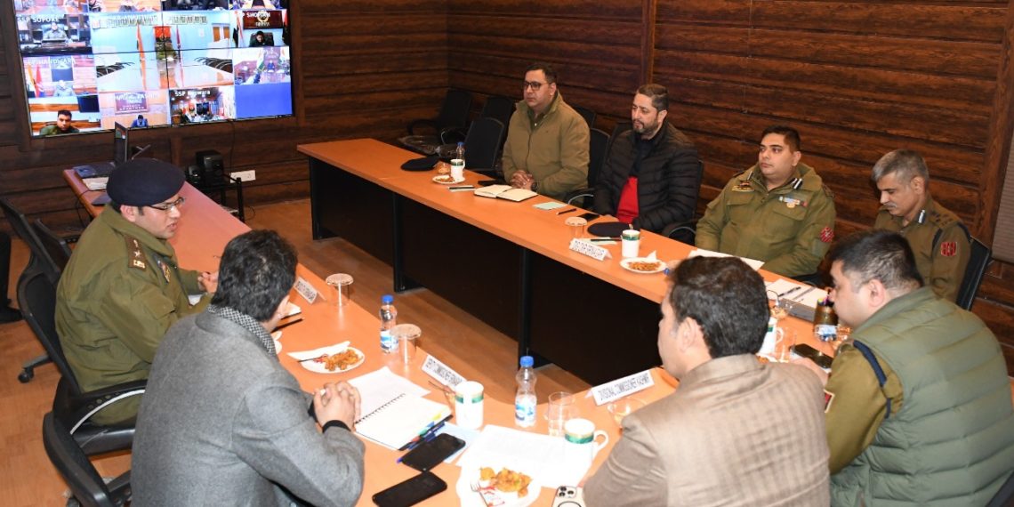 Security Review Meeting Co-Chaired by IGP and Div Com Kashmir Addresses Minority Clusters and Critical Areas