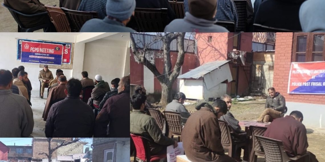 Police facilitates Police Community Partnership Group (PCPG) meetings in Kulgam