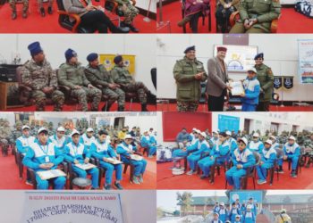 Students from Sopore return from Bharat Darshan Tour after 8 days