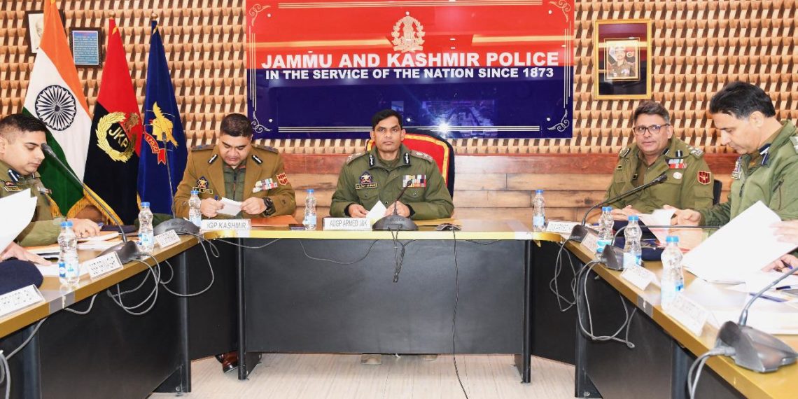 Director General of Police Armed J&K chaired a preparatory meeting of officers today at Conference Hall PCR Srinagar to review the arrangements for 23rd All India Police Water Sports Championship 2023 – 24