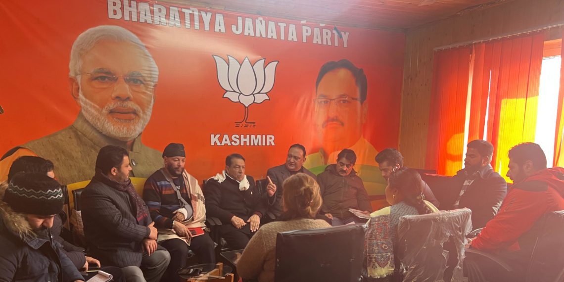 Significant BJP Parliamentary Constituency Meeting called in Srinagar Parliamentary Office