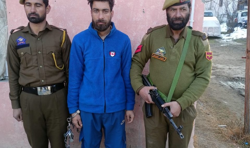 Police booked notorious drug smuggler under PIT NDPS Act in Baramulla
