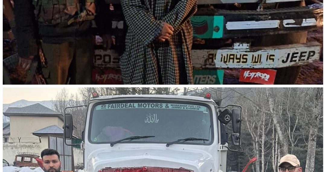 _Illegal extraction & transportation of minerals,_ Police seizes 2 vehicles, arrests 2 drivers in Baramulla