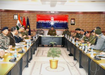 IGP Kashmir revisits security in a joint meeting at PCR Kashmir