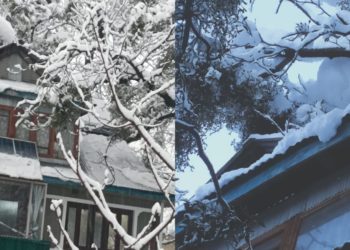 “Karnah Grapples with Prolonged Snowfall: Second Day of Highway Shutdown, Power Disruptions, and two houses damaged”