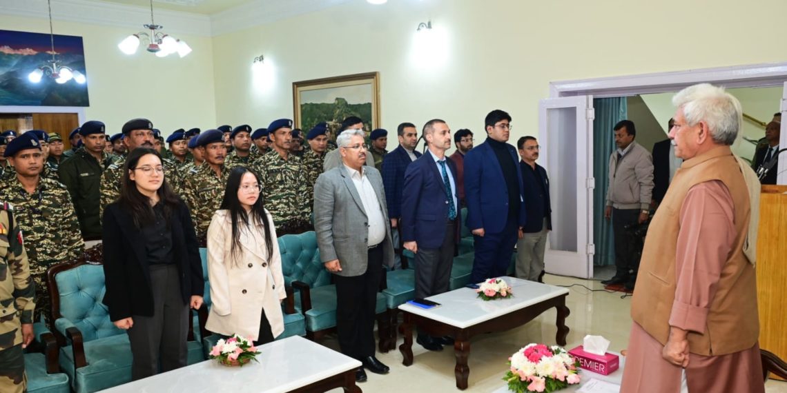 J&K Raj Bhawan celebrates Arunachal Pradesh and Mizoram Statehood Day