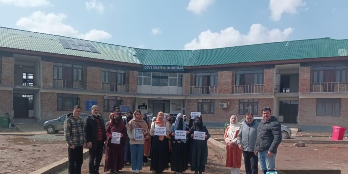 GDC Hajin Organizes A Placard  Rally on SVEEP
