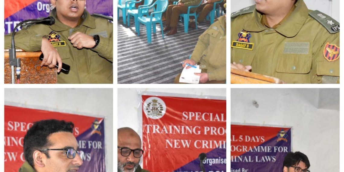 Police organizes 05-day crash course on New Criminal Laws in Budgam