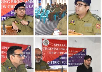 Police organizes 05-day crash course on New Criminal Laws in Budgam