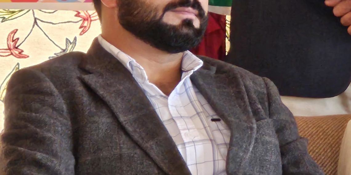 BJP Media Incharge Kashmir Advocate Sajid Yousuf Shah greets people on Shab-e-Baraat.