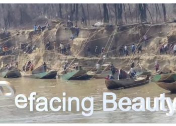 Illegal sand extraction in full bloom in Pampore