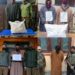 Police arrests 5 drug peddlers, contraband substances recovered