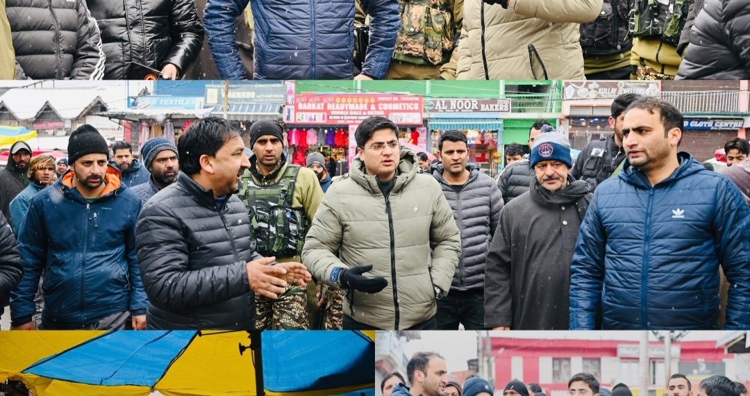 DC tours Shopian town, reviews snow clearance, traffic management measures Also conducts market inspection