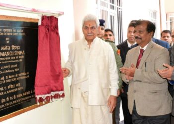 Lt Governor inaugurates new Girls Hostel at NIT Srinagar