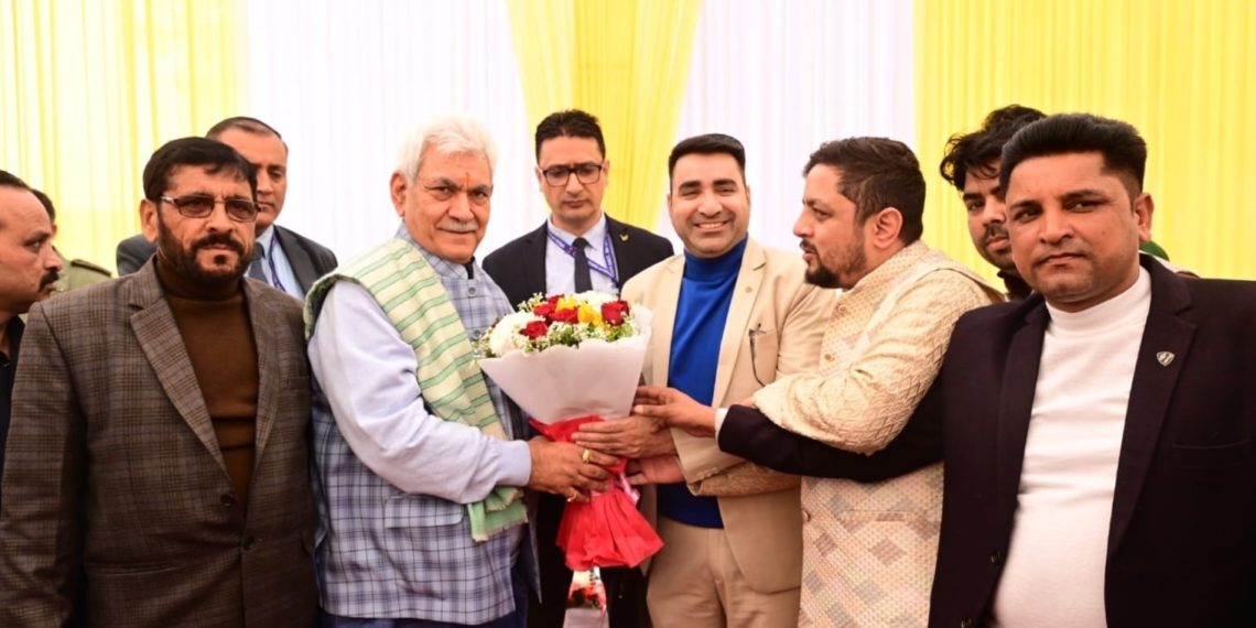 Lt Governor interacts with 120-member delegation of Pahari Community at Raj Bhawan