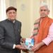 Padma Shri Dr K N Pandita, Youth representing J&K at World Youth Festival call on Lt Governor
