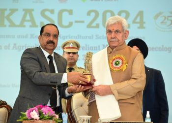 Lt Governor addresses inaugural session of 6th J&K Agricultural Science Congress at SKUAST Jammu