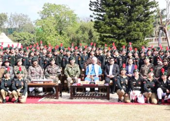 Lt Governor interacts with NCC cadets who participated in Republic Day Parade in New Delhi