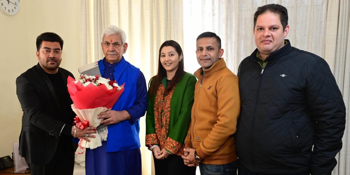 President JKNPF, Trikuta Nagar Traders Association delegation call on Lt Governor