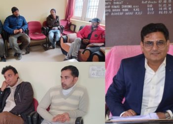 Rajinder Digra assumes Additional charge as DIO Doda