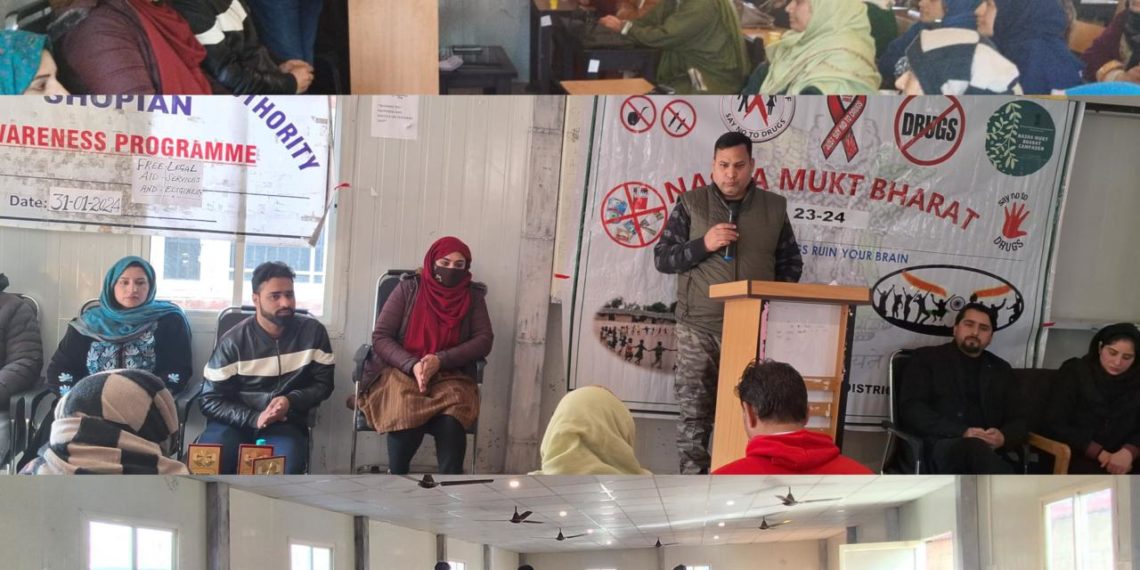 SWD conducts one day training/ awareness camp under NAPDDR at GDC Zainpora