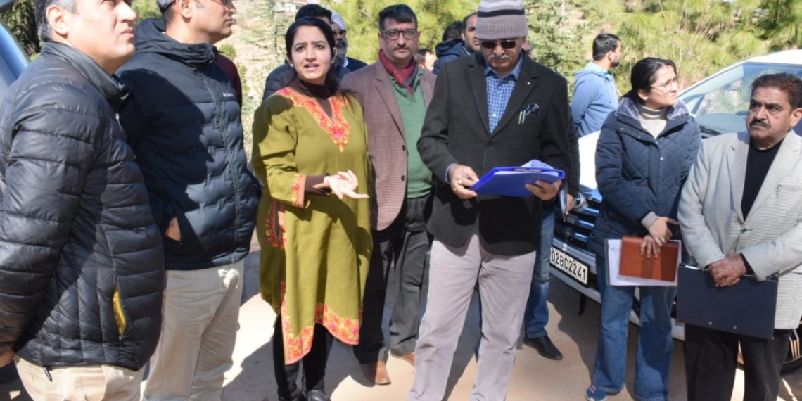 Secretary PWD conducts extensive tour of Sudh Mahadev, Mantalai areas of Udhampur district