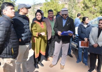 Secretary PWD conducts extensive tour of Sudh Mahadev, Mantalai areas of Udhampur district