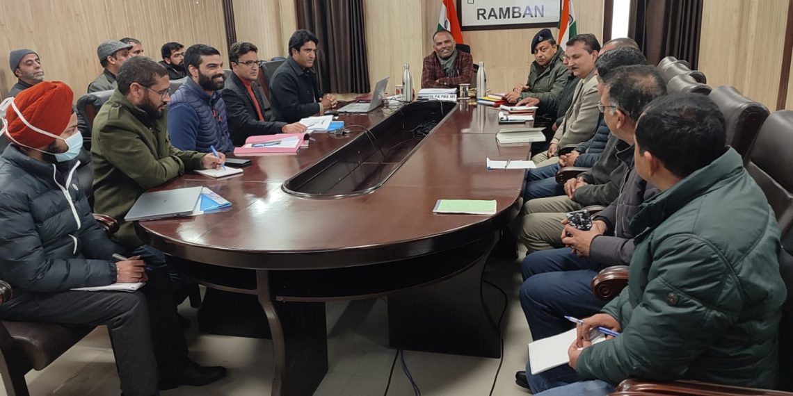 CEO reviews preparedness in Ramban district