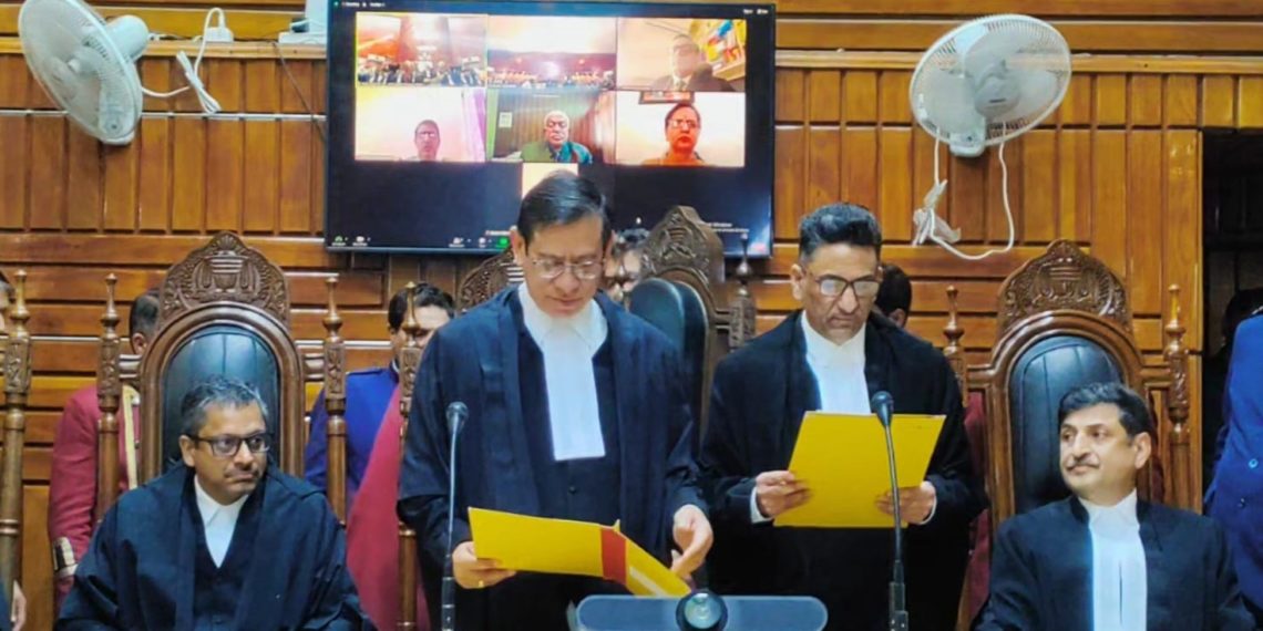 Chief Justice administers oath of office to Justice Mohd. Yousuf Wani