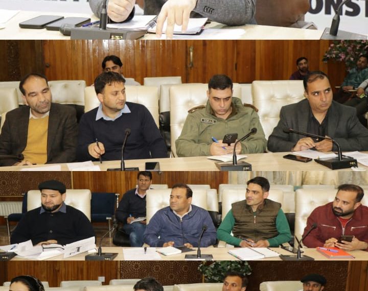 DEO Srinagar takes polling station wise review of preparedness for Lok Sabha Elections