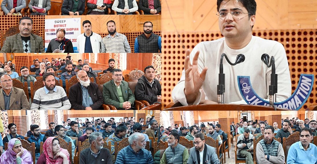 HOIs, BLOs of AC-Zainapora imparted Election training