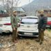 Police attaches 3 vehicles bought from drug trafficking worth Rs. 12 Lacs, in Baramulla