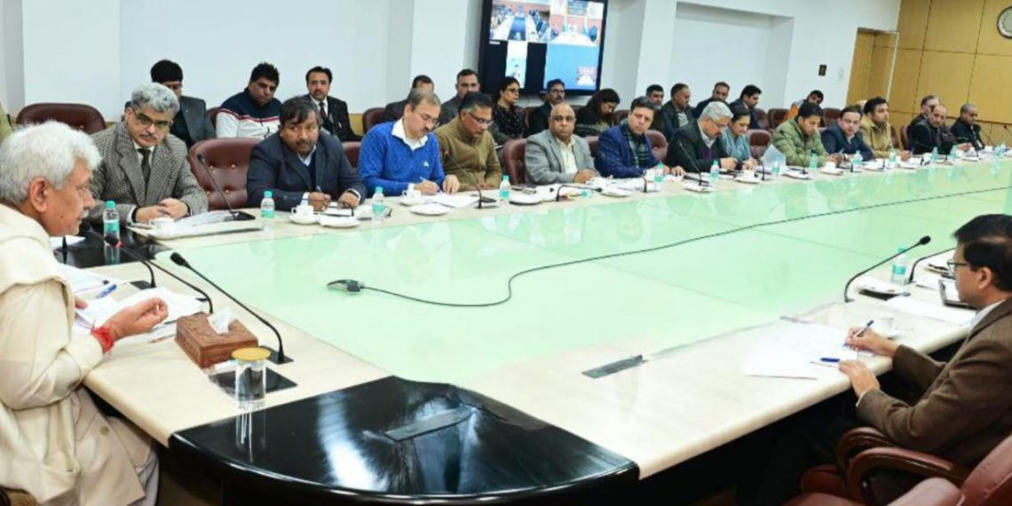 Lt Governor chair high-level meeting on Budgetary Expenditure