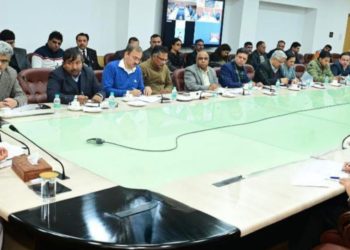 Lt Governor chair high-level meeting on Budgetary Expenditure