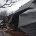 Gusty winds damage several structures in Anantnag’s Verinag
