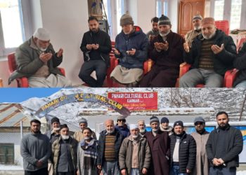 Pahari Cultural Club in Tangdhar Hosts Condolence Gathering for Late Chief Editor Subha Kashmir Nazir Ahmad Wani