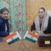 BJP District President Mohammad Amin Shah met Dr. Darakshan Andrabi, focused on renovation of Old Shrines in the District