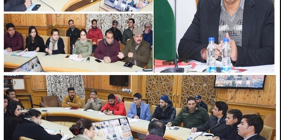 Div Com Kashmir reviews arrangements for celebration of Maha Shivratri