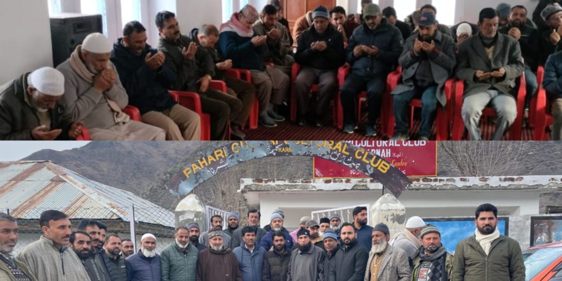Pahari Cultural Club Karnah held a condolence meeting to pay tribute to Noted Writer ,Scholar and former Director PIB Information  Dr.Ghulam Rasool Azad Badhana