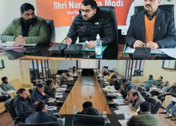 District development Commissioner Poonch reviews District Capex Budget 2023-2024 and Orders Swift Execution of Ongoing and new Works