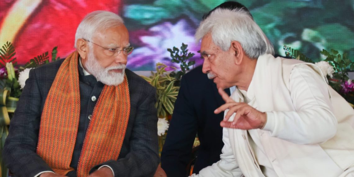 Prime Minister addresses Viksit Bharat Viksit Jammu Kashmir programme in Srinagar, Jammu & Kashmir