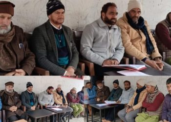 Cluster Head Model Higher Secondary School Sawjian Conducts Awareness Campaign at High School Chamber