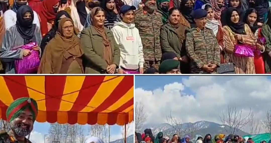 بھارتی فوج نے کپوارہ میں خواتین کا عالمی دن منانے کے لیے  کامیابی حاصل کرنے والی خواتین کو مبارکباد دی